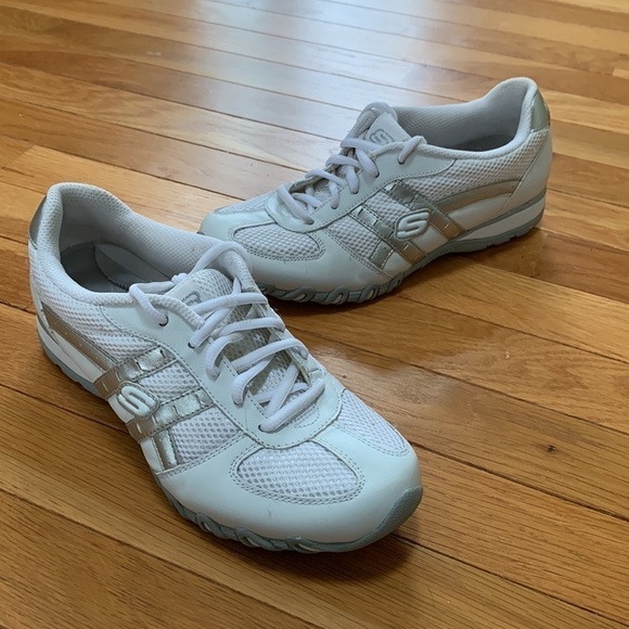 EUC Skechers Bikers Springform Lace Up Leather/Synthetic Sneakers - Picture 3 of 9